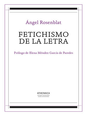 cover image of Fetichismo de la letra